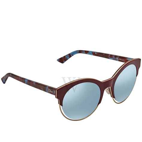 dior sideral 1 xv4 53-3j|Dior Sideral 1 53 mm Burgundy Sunglasses .